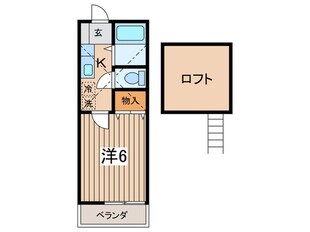 ハピネス641の物件間取画像